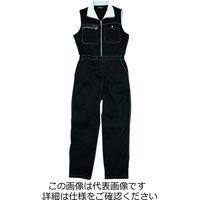 クレヒフク ノースリーブツナギ服 ブラック 3L 6602-29-3L 1枚（直送品）