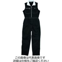 クレヒフク ノースリーブツナギ服 ブラック LL 6602-29-LL 1枚（直送品）