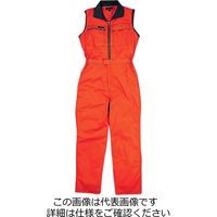 クレヒフク ノースリーブツナギ服 オレンジ M 6602-72-M 1枚（直送品）