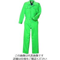クレヒフク 綿100％夏ツナギ服 アースグリーン S 750-52-S 1枚（直送品）