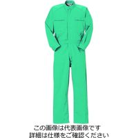 クレヒフク 綿100％ツナギ服 アクアブルー M 770-36-M 1枚（直送品）