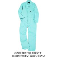 クレヒフク 夏ストライプツナギ服 ブルー 4L 909-30-4L 1枚（直送品）