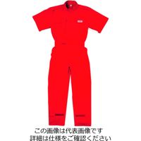 クレヒフク 半袖ピットスーツ レッド L KR403-80-L 1枚（直送品）