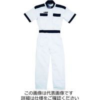 クレヒフク 綿100％半袖ピットスーツ ホワイト 3L KR503-40-3L 1枚（直送品）