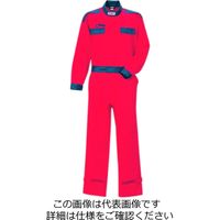 クレヒフク 綿100％ピットスーツ レッド 3L KR5-80-3L 1枚（直送品）