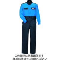 クレヒフク 綿100％ピットスーツ ブルー LL KR6-30-LL 1枚（直送品）