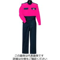 クレヒフク 綿100％ピットスーツ レッド L KR6-80-L 1枚（直送品）