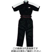 クレヒフク 綿100％半袖ピットスーツ ブラック 3L KR703-29-3L 1枚（直送品）
