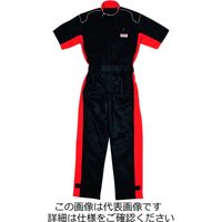 クレヒフク 綿100％半袖ピットスーツ ブラック L KR803-29-L 1枚（直送品）