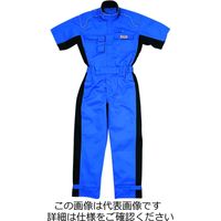 クレヒフク 綿100％半袖ピットスーツ ブルー 3L KR803-30-3L 1枚（直送品）