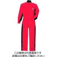 クレヒフク 綿100％ピットスーツ レッド M KR8-80-M 1枚（直送品）