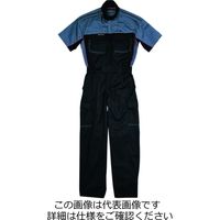 クレヒフク 薄手半袖ピットスーツ ブラック LL KR903-29-LL 1枚（直送品）