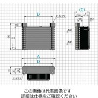 日阪製作所 日阪 ブレージングプレート式熱交換器(銅ろう付) BXC