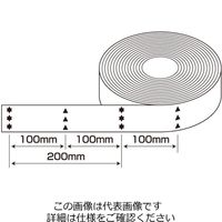 バクマ工業（BAKUMA） トミジテープ TAPE-50X20M 1セット（2巻）（直送品）