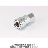 ニューマシン カップリング ソケット側のみバルブ内蔵型 NM-FS03 1セット(6個)（直送品）