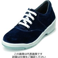 エンゼル 女性用ポリウレタン2層安全短ひもスニーカー(樹脂先芯) EEE 25.0cm ANL3011-25.0 1足（直送品）
