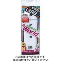 カシムラ 海外用ブロック型変換プラグカムイ+AC充電器 WP-92M 1個（直送品）