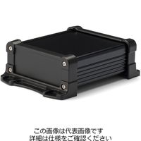 タカチ電機工業 フランジ足付 防水アルミケース EXWF11-4-17BB 1セット(2台)（直送品）