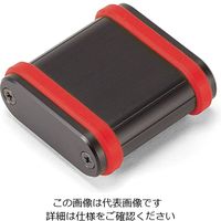 タカチ電機工業 MXB型シリコンバンド付アルミモバイルケース MXB2-4-7BR 1セット(3台)（直送品）