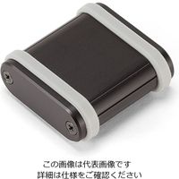 タカチ電機工業 MXB型シリコンバンド付アルミモバイルケース MXB2-8-12BL 1セット(2台)（直送品）