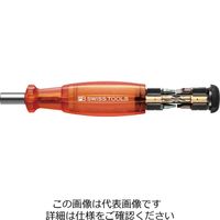 ピービ―スイスツールズ マルチクラフト C6ドライバービットビット8本組 差替式ドライバー インサイダー レッド 6464.RED 1本（直送品）