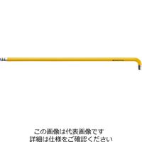 ピービ―スイスツールズ レインボーシリーズ マルチアングルタイプ ボール付ロング六角棒レンチ L型 4mm 2222.L4YE 1本（直送品）