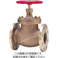 キッツ DBH 青銅グローブ弁【150型・テフロンジスク入・フランジ】 DBH-32A 1台（直送品）