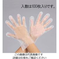 エスコ（esco） 手袋（抗菌ポリエチレン・エンボス） EA354DS