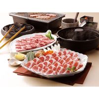 サニーフーズ スペイン産 イベリコ豚ベジョータしゃぶしゃぶ肉と焼肉 RE-234 1セット（直送品）