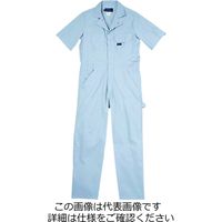 クレヒフク 半袖ツナギ服 シルバーグレー 5L 608-21-5L 1枚（直送品）