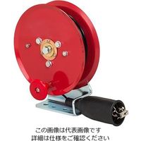 エスコ φ4.0mm×10m/50A アースリール(手動巻取) EA815SW-1 1個（直送品）