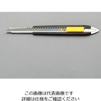 エスコ 172mm カッターナイフ(特専ツメ付) EA589BK-11 1セット(10本)（直送品）