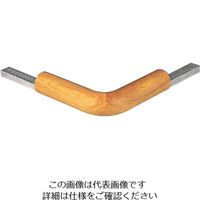 杉田エース 集成材フレックス手すり 40 関節コーナー 塗装 453866 1個（直送品）