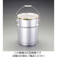 エスコ 20L ペール缶(バンドタイプ/耐食・耐薬品性/SUS) EA991AG-8 1缶（直送品）