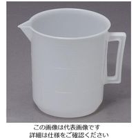 エスコ（esco） 3000ml 取手付ポリビーカー 1セット（4個） EA991KV-30（直送品）