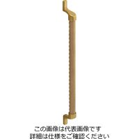 シロクマ スリムディンプル手すりBRー597 32ΦX400 AG・ライトオーク BR-597 1個（直送品）