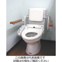 杉田エース トイレ用 背もたれ付手すり 壁付タイプ 455596 1個（直送品）