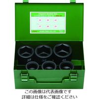 フラッシュツール FPC インパクト セミロングソケット セット 差込角25.4mm 6pc 8WA-S6 1セット 835-3424（直送品）