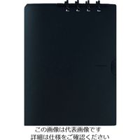 キングジム 二つ折りリングノート コンパックノート A4 黒 9956H-K 1冊 194-9268（直送品）