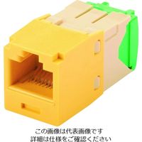 パンドウイット カテゴリ6 RJ45モジュラージャック UTP 28・30AWG TGタイプ 黄 CJT688TGYL 1個（直送品）