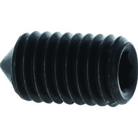 トラスコ中山 TRUSCO 六角穴付止めねじ とがり先 黒染め M8×16 23本入 B127-0816 1パック(23本)（直送品）