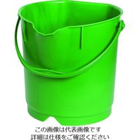 バーテック バーキュートプラス カラーバケツ 9L 緑 BCPーCB9G 69801025 1個 195-4001（直送品）