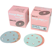 Mipox 日本研紙 AHマジックタックペーパー丸型 Φ125 穴あり P320 AHAC-DDSM-06 1セット(100枚)（直送品）