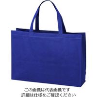 エーワン ベーシックトート100 中横 紺 LC0100AD10 1袋(10枚) 206-4627（直送品）