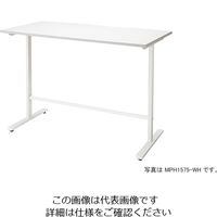 ナイキ 会議用テーブル (矩形・H1000) MPH1275-WH 1台 213-7675（直送品）