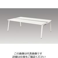 ナイキ 大型ベンチテーブル (基本型) (両面タイプ) RXFN2414K-WH 1台 212-1994（直送品）