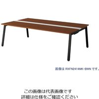 ナイキ 大型ベンチテーブル (基本型) (両面タイプ) RXFN1414K-BWN 1台 209-1206（直送品）