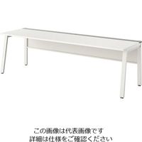 ナイキ 大型ベンチテーブル (基本型) (片面タイプ) RXFN2407K-WH 1台 212-2023（直送品）