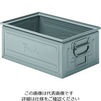Fami メタルパーツボックス グレー 27L 外寸450×300×200 FLA65200A01 1個 214-6113（直送品）
