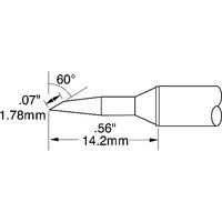 オーケー・インターナショナル メトカル Metcal MXシリーズ チップカートリッジ STTC-147 1本 147-3928（直送品）
